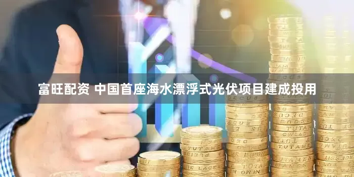 富旺配资 中国首座海水漂浮式光伏项目建成投用